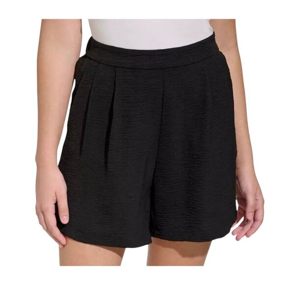 NEW Margaritaville Crinkle Pull On Shorts | Black - Picture 4 of 7